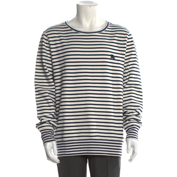 Burberry Brit Men Sweatshirt Long Sleeves - Stripes - XL